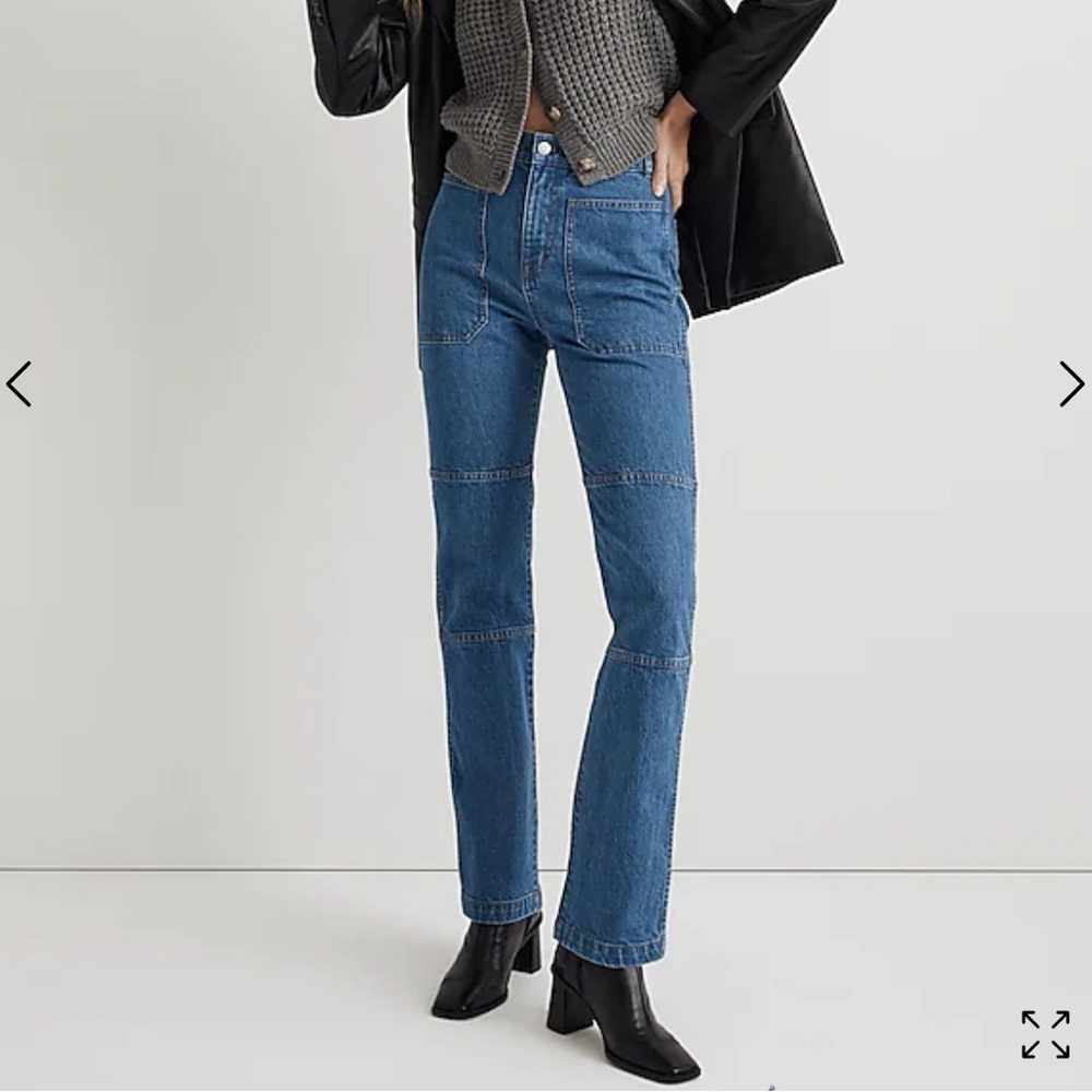NWT Madewell 90s Straight Utility Jeans - Picture 3 of 10
